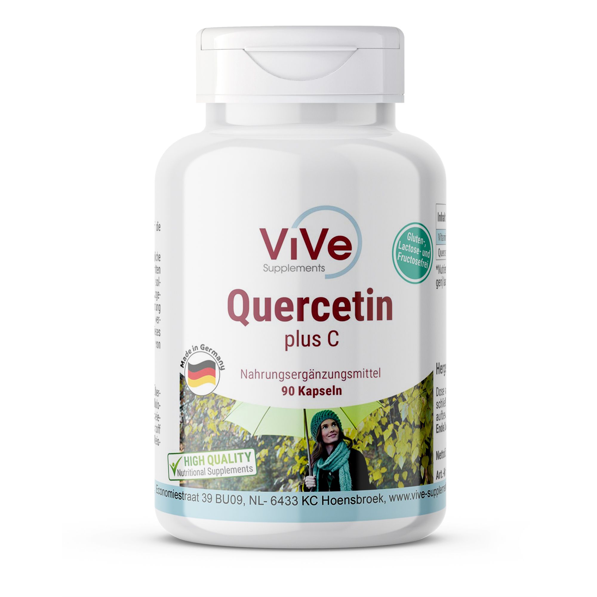 Vive Supplements | Quercetin + Vitamin C 90 St