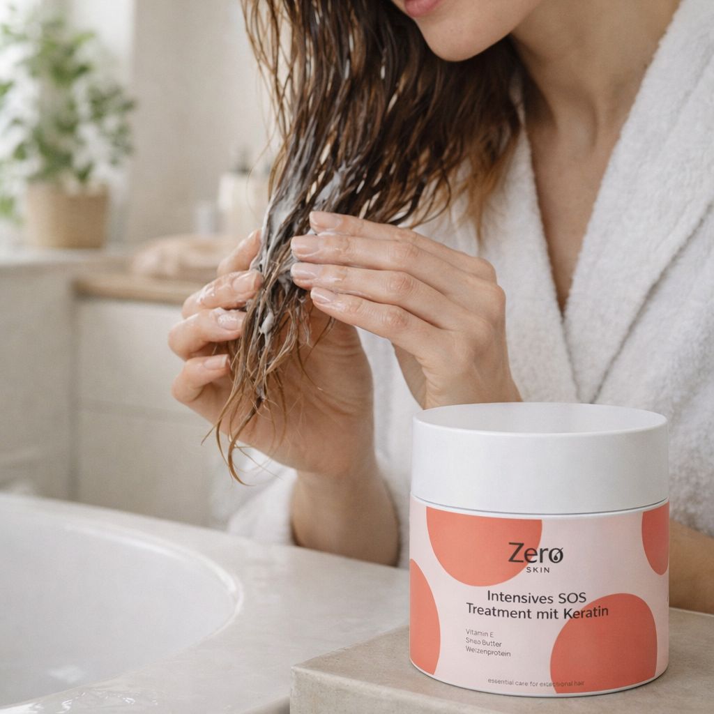 Zero Skin Intensives SOS Treatment, mit Keratin reparierend und nährend