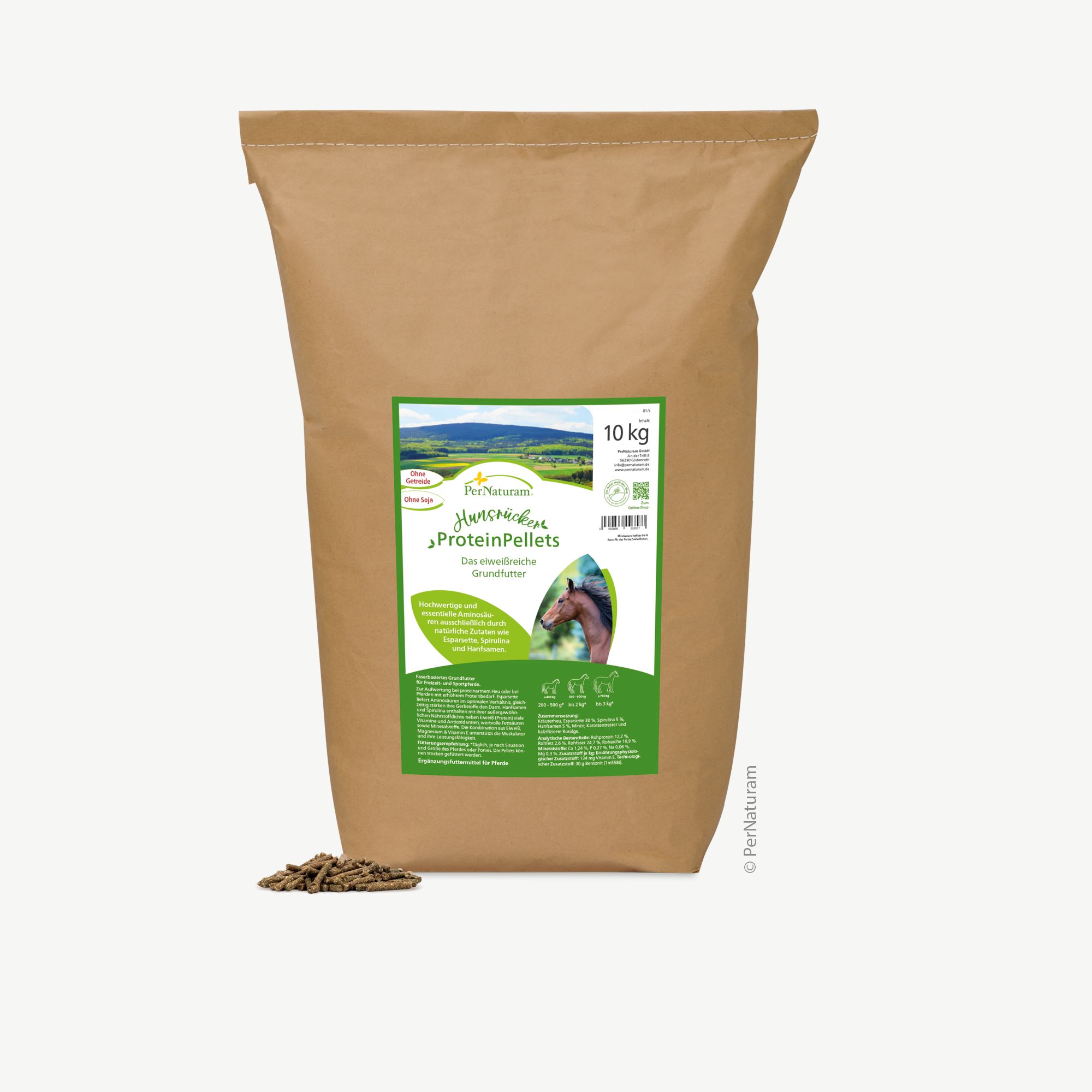 PerNaturam Hunsrücker ProteinPellets für Pferde