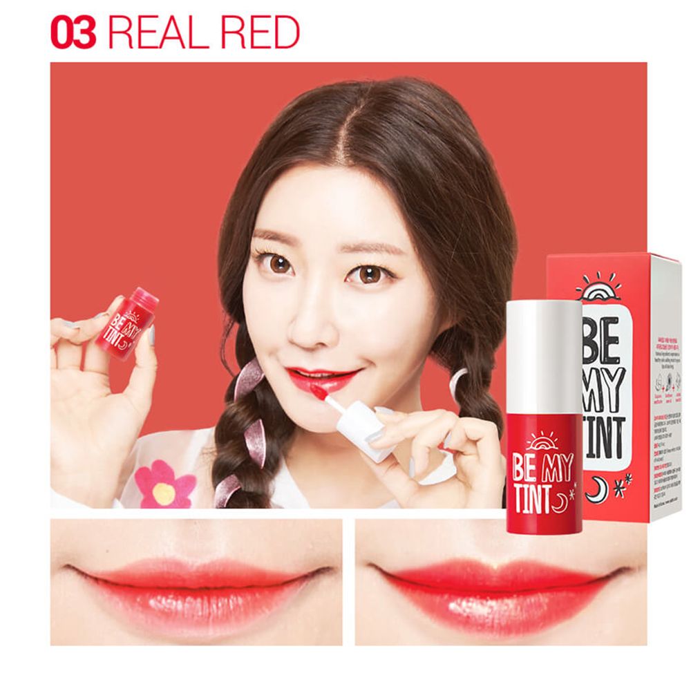 YADAH Be My Tint Lip Tint 03 Real Red