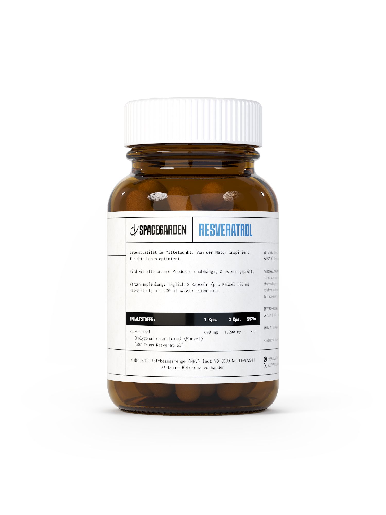Spacegarden Resveratrol Kapseln
