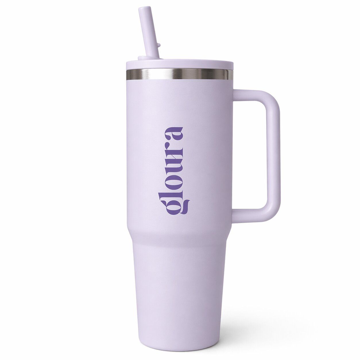 Gloura Thermobecher, Trinkflasche aus Edelstahl, für heiße und kalte Getränke, Sport & Alltag 1 St