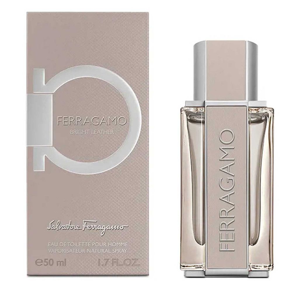 Eau de Toilette Spray für Herren. Flakon und Verpackung in Beige. Logo und Schriftzug.