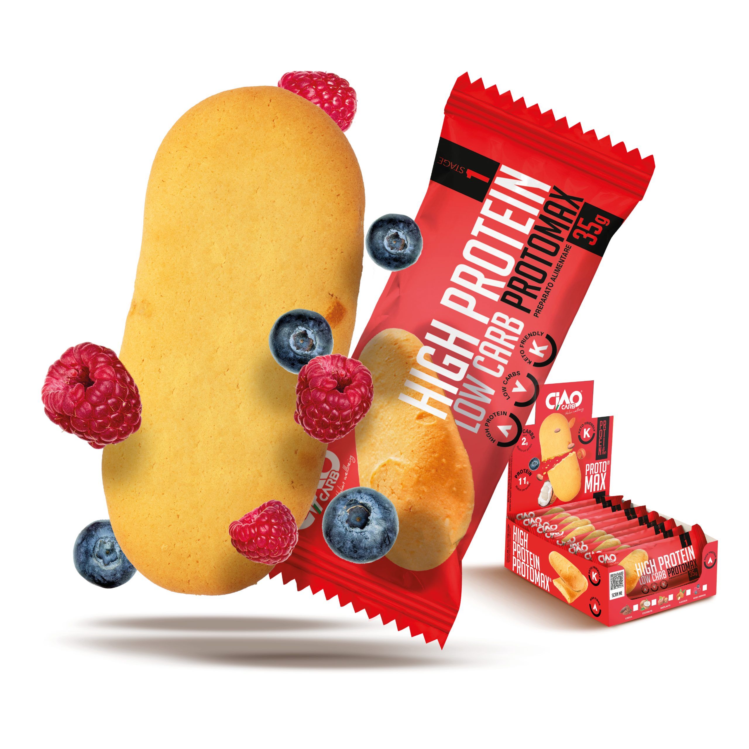 CIAOCARB Protomax Frutti Di Bosco Protein Line