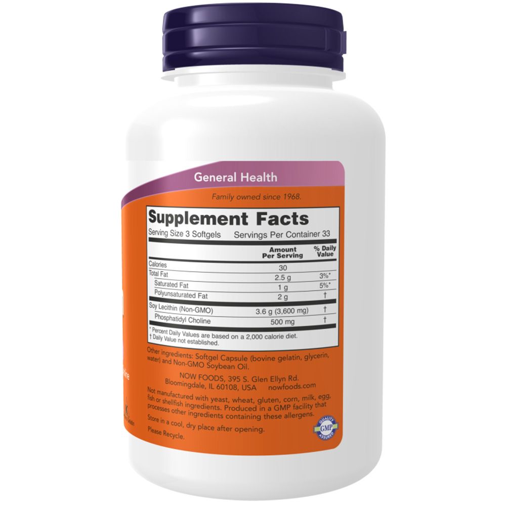 Now Foods, Lecithin, 1200mg