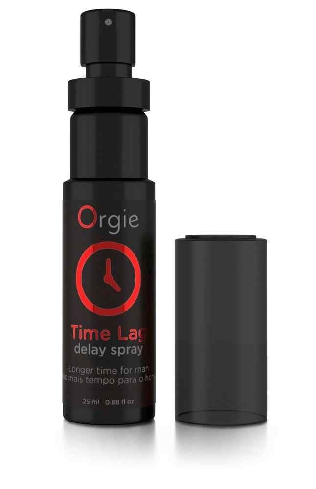 Orgie Time Lag Delay Spray Flasche mit offenem Deckel, 25 ml.