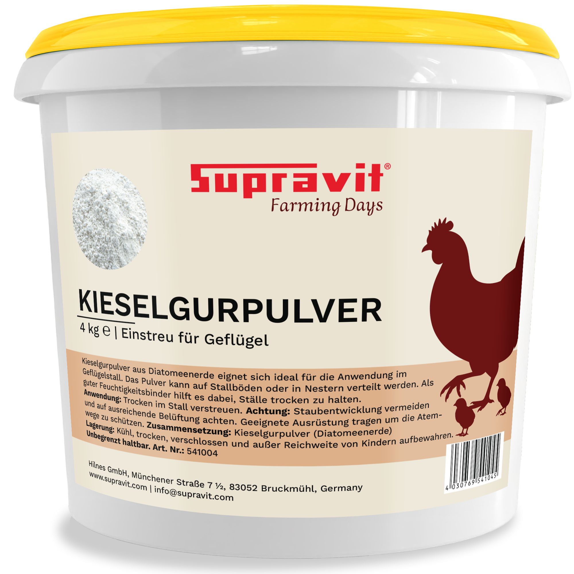 Supravit Kieselgur für Hühner 4 kg