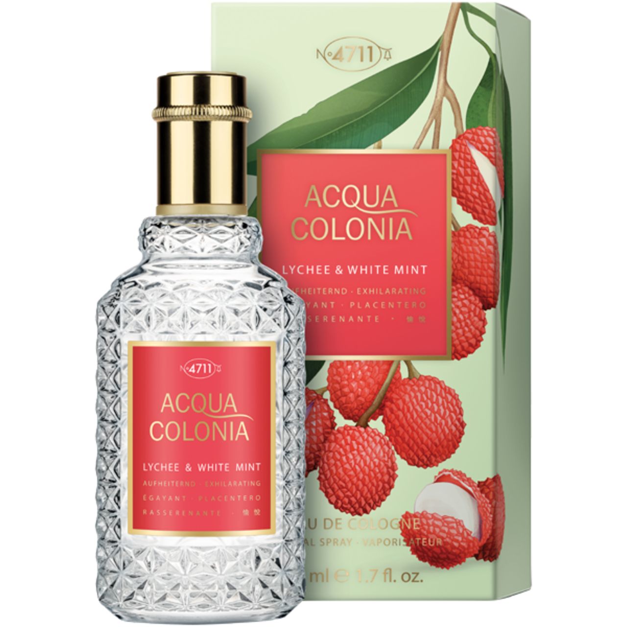 Lychee & White Mint Eau de Cologne 50 ml