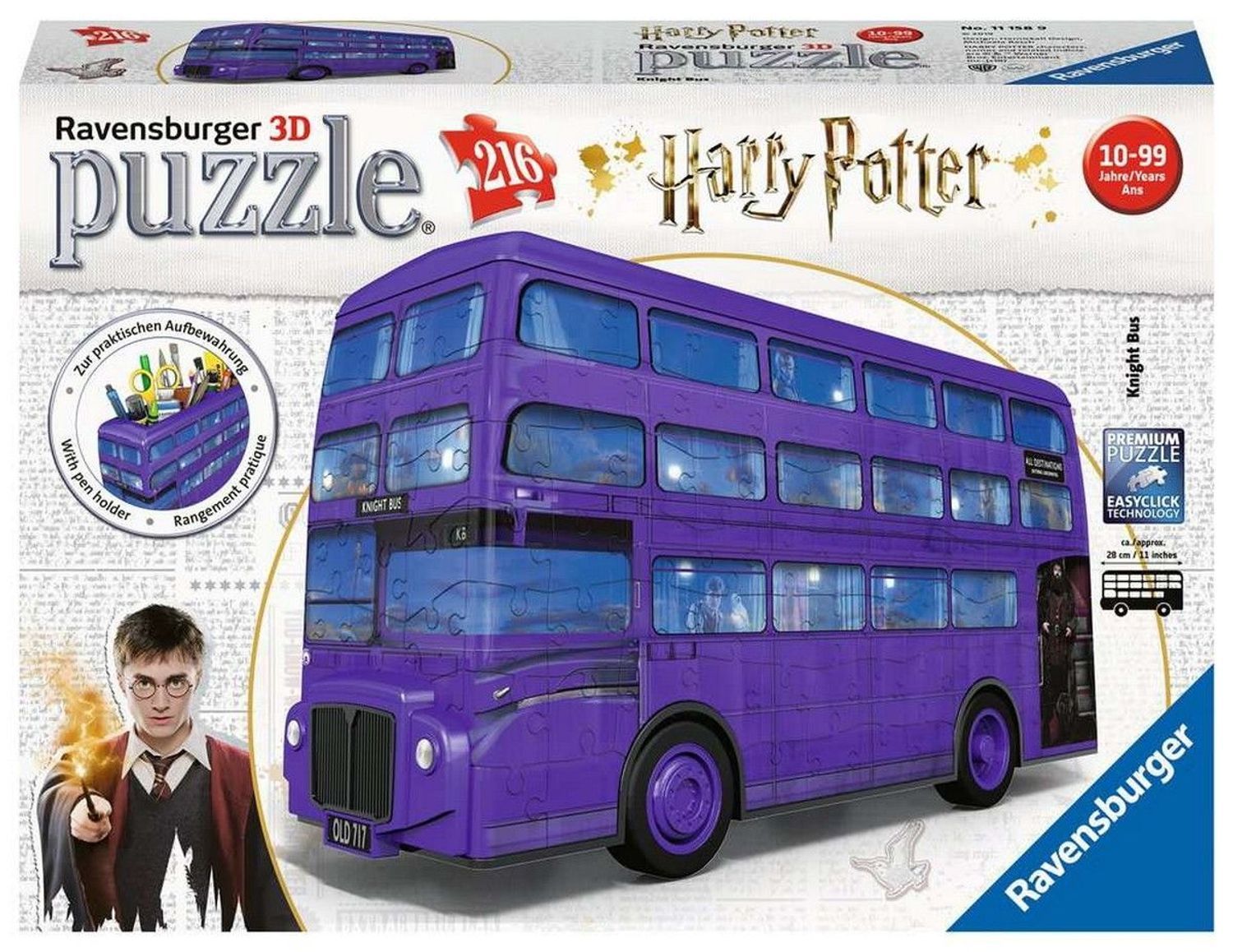 Puzzle 3D del cavaliere di Harry Potter 216 pezzi