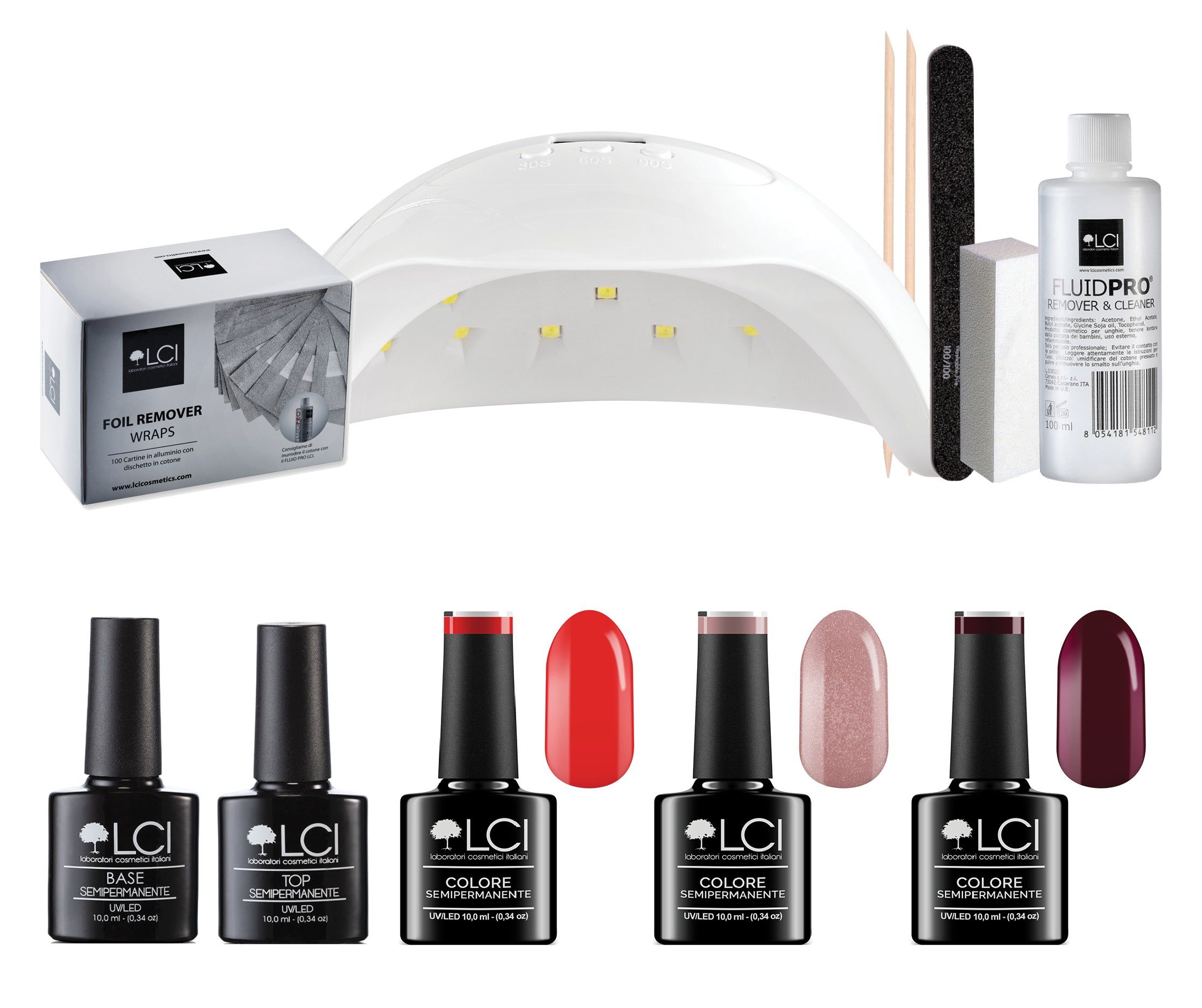 LCI Cosmetics - Kit Semipermanente LCI - 3 Colori - MUST