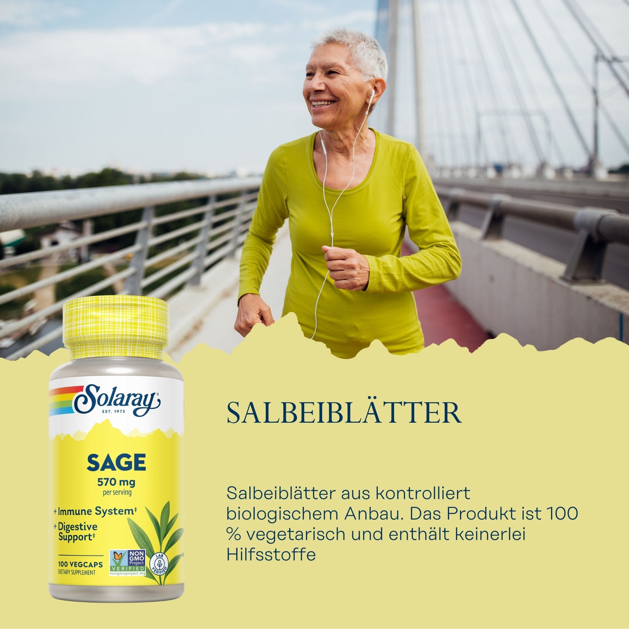 Solaray Salbei-Blätter 570 mg