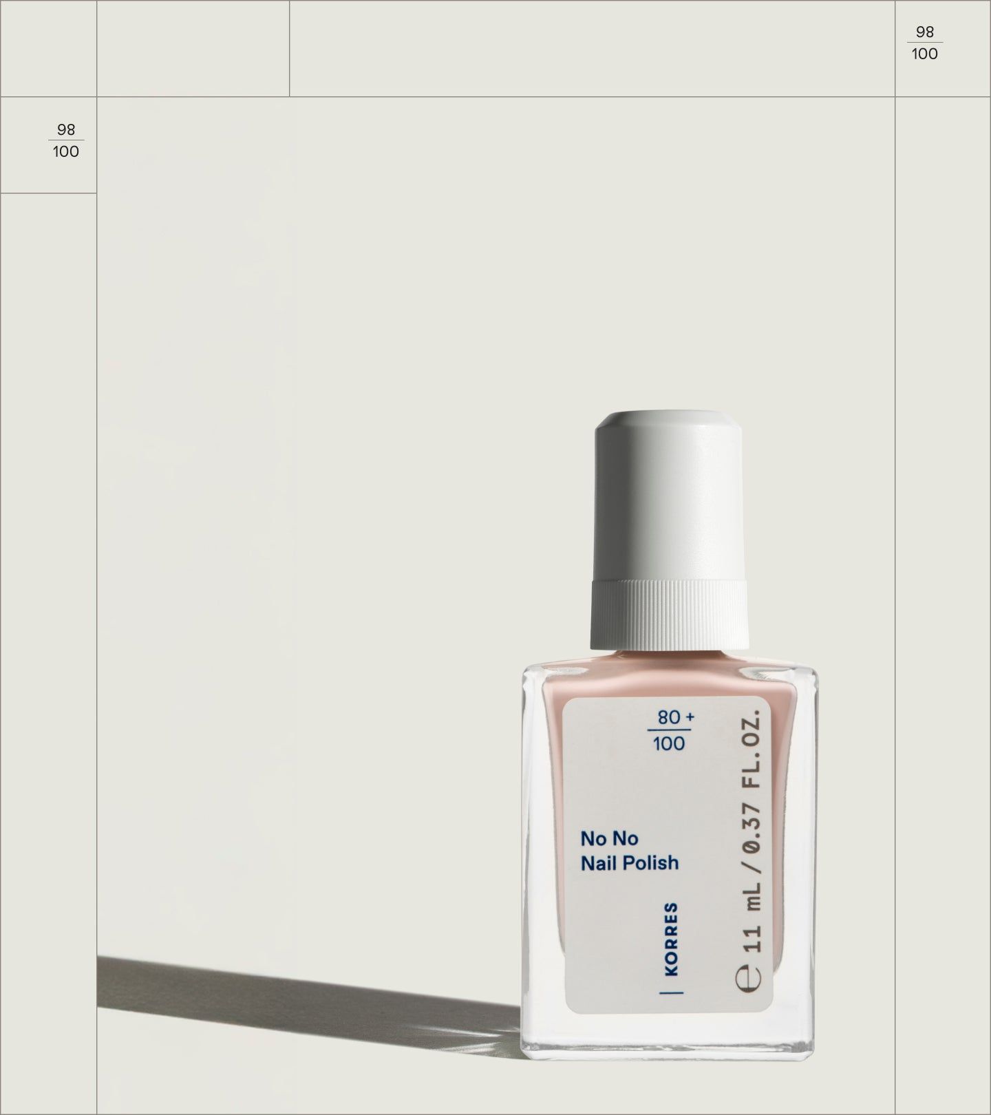 Korres No Nail Polish 25 beigy pink 11 ml Flaschen