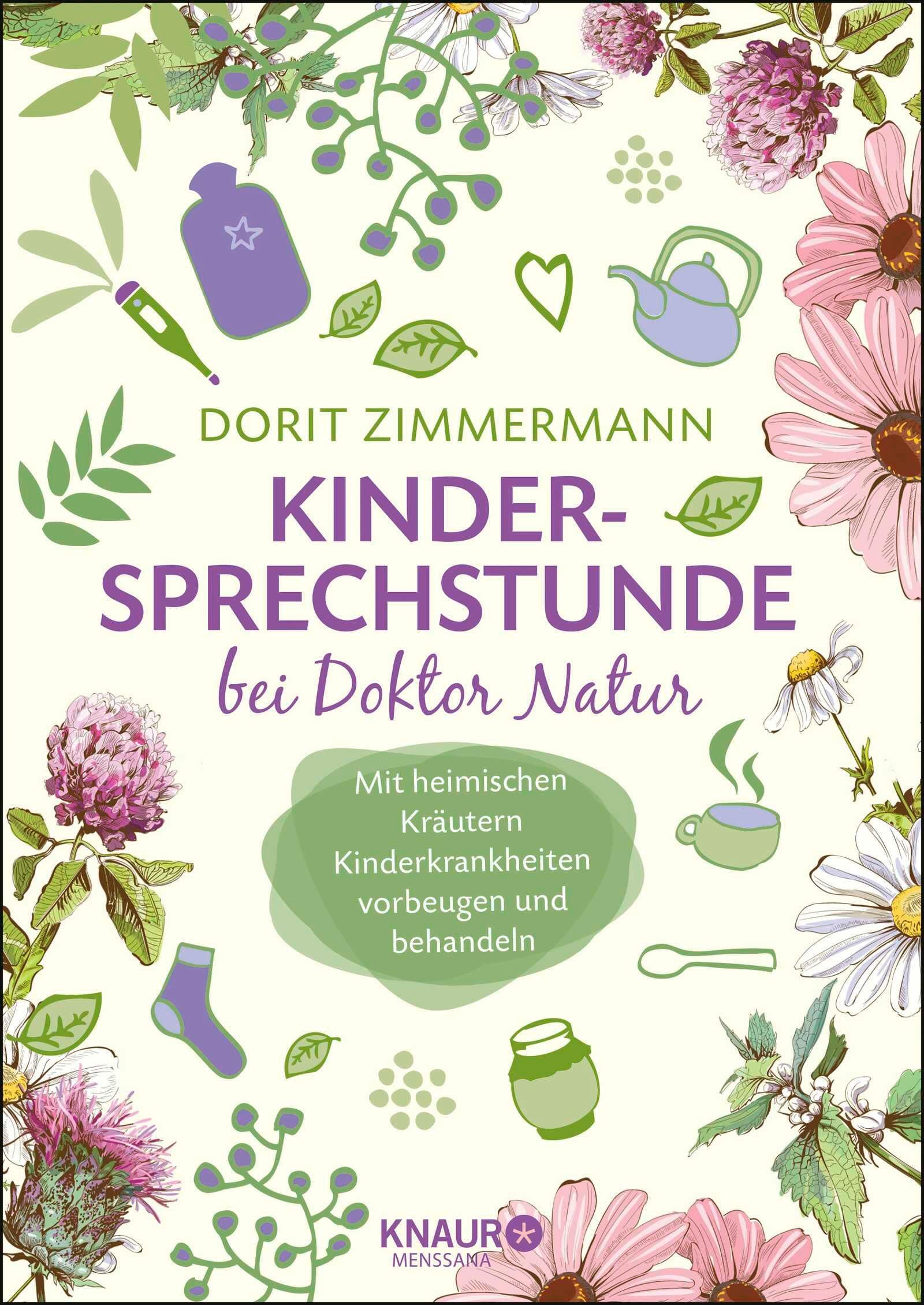 Buchseite mit Text und Illustrationen. Überschrift: Die wichtigsten Heilkräuter bei Augenbeschwerden. Euphrasia-Illustration.