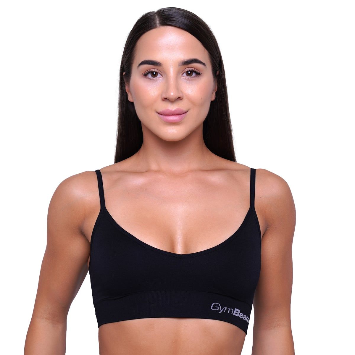 GymBeam Sport-BH Damen Triangle mit verstellbaren Trägern in Schwarz