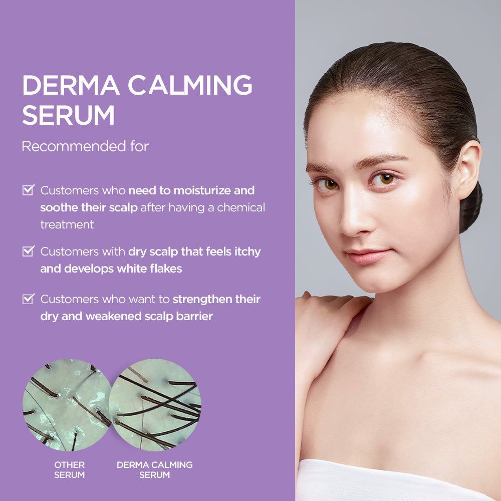 Empfehlungen für ayunche Derma Calming Serum: für trockene, juckende Kopfhaut und nach chemischer Behandlung.