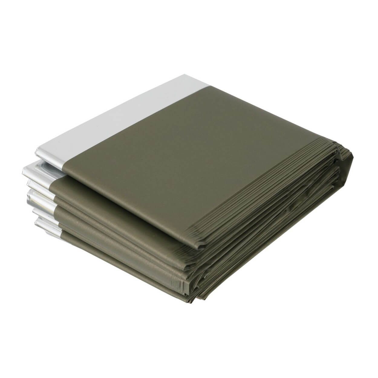 HUM AEROuse Rettungsdecke olivgrün/ silber, 160 x 210 cm