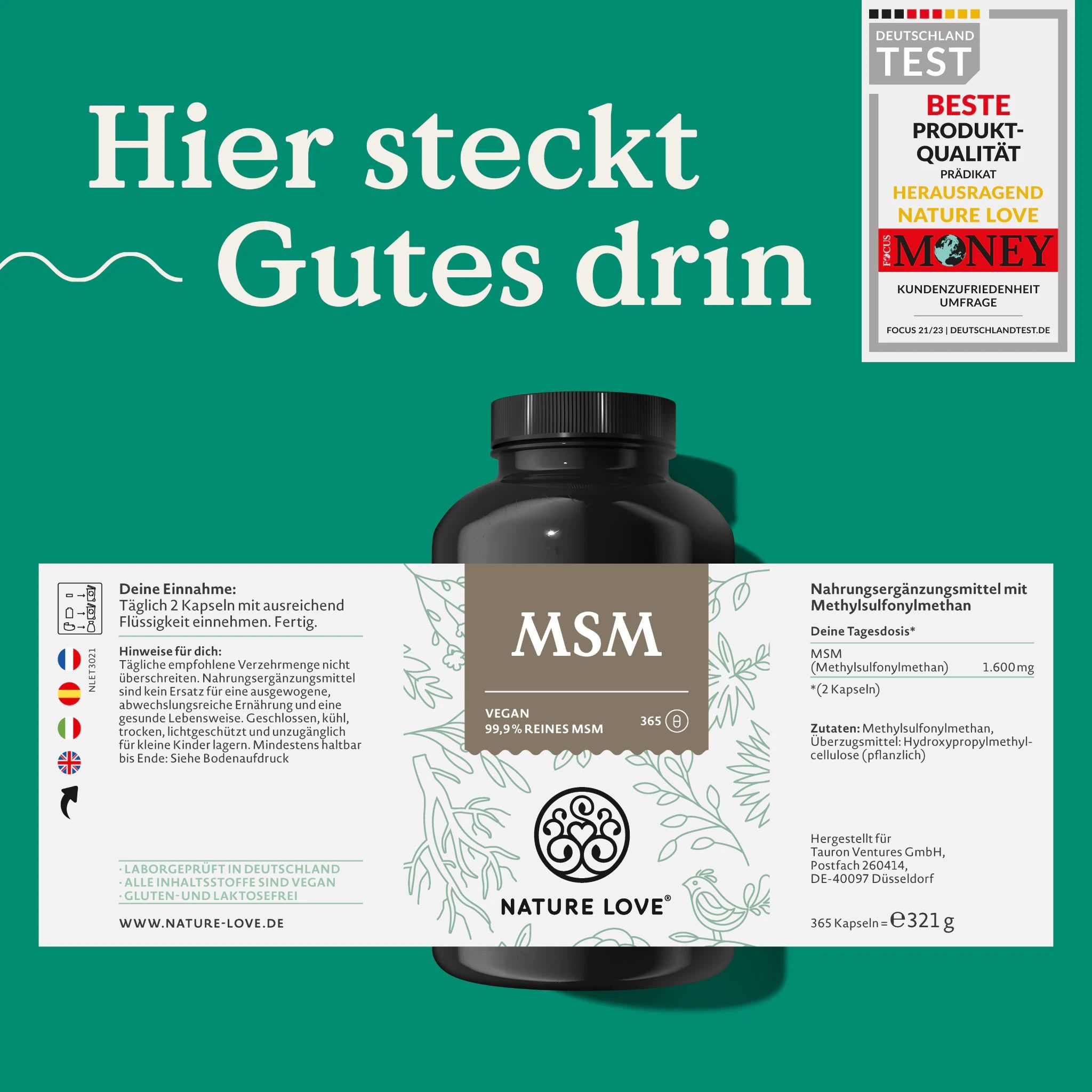 NATURE LOVE® MSM