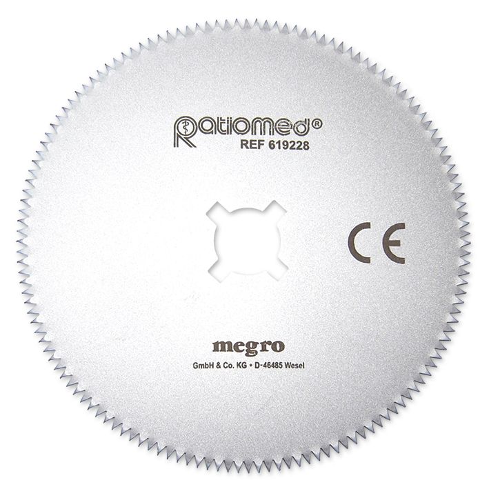 Sägeblatt ratiomed gehärtet 65 mm, für Gipssäge MEG 619220