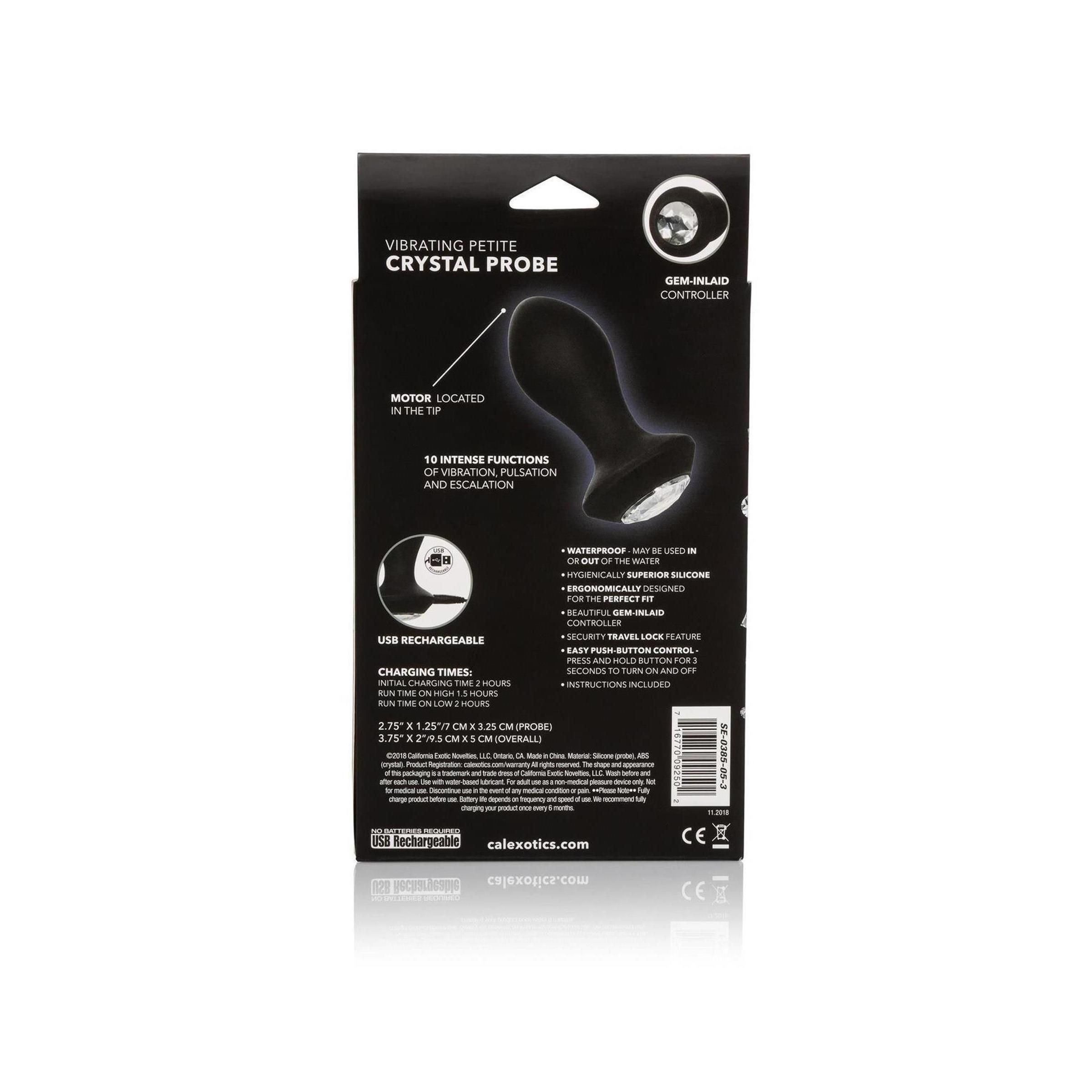 CalExotics - Vibrating Petite Crystal Probe
