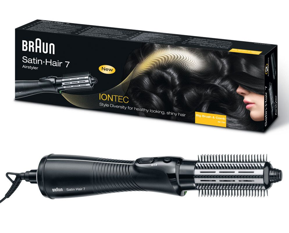 Braun - Elektrische Bürste "Satin Hair 7 AS 720" in Schwarz