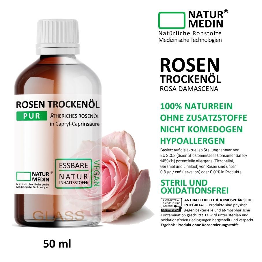NATURMEDIN® Gesichts Öl Rose Körper Body Öl