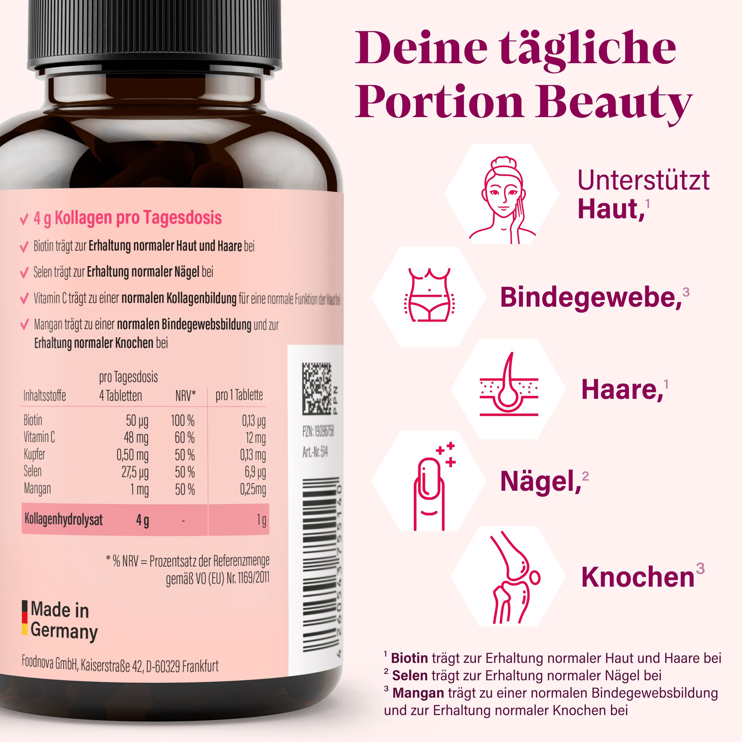 Collagen Tabletten - von NovaNature®