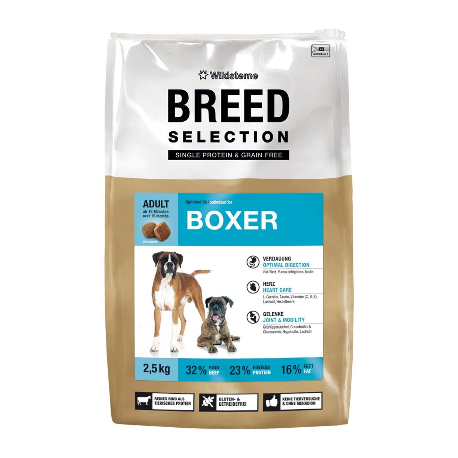 Wildsterne Breed Boxer 2,5 kg