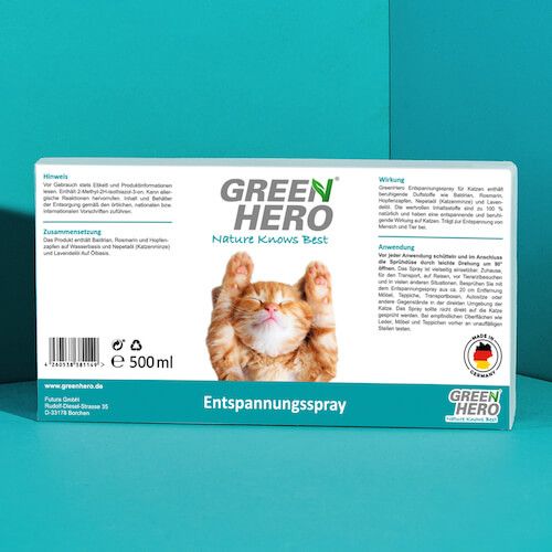 GreenHero Entspannungsspray für Katzen