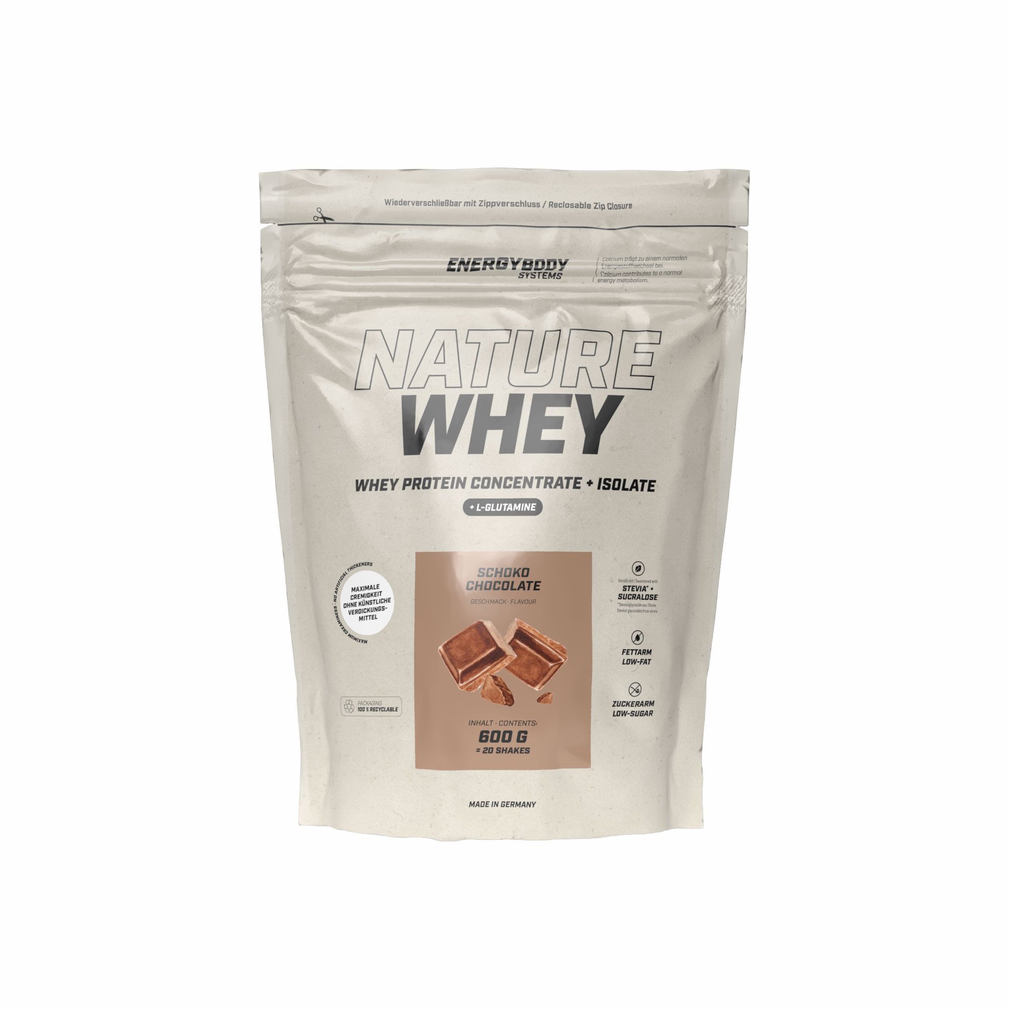 Energybody Systems Nature Whey Protein Schoko
