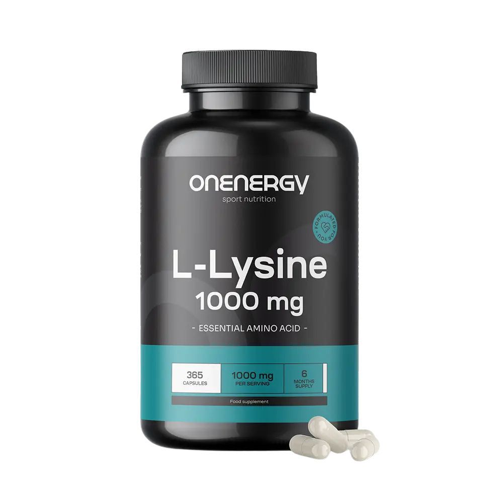 OnEnergy L-Lysin 1000 mg - eine essentielle Aminosäure 365 St Kapseln