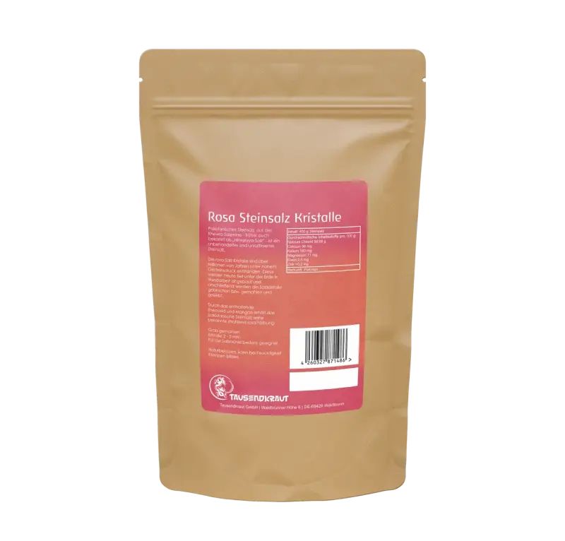 Tausendkraut Rosa Steinsalz Kristalle Grob