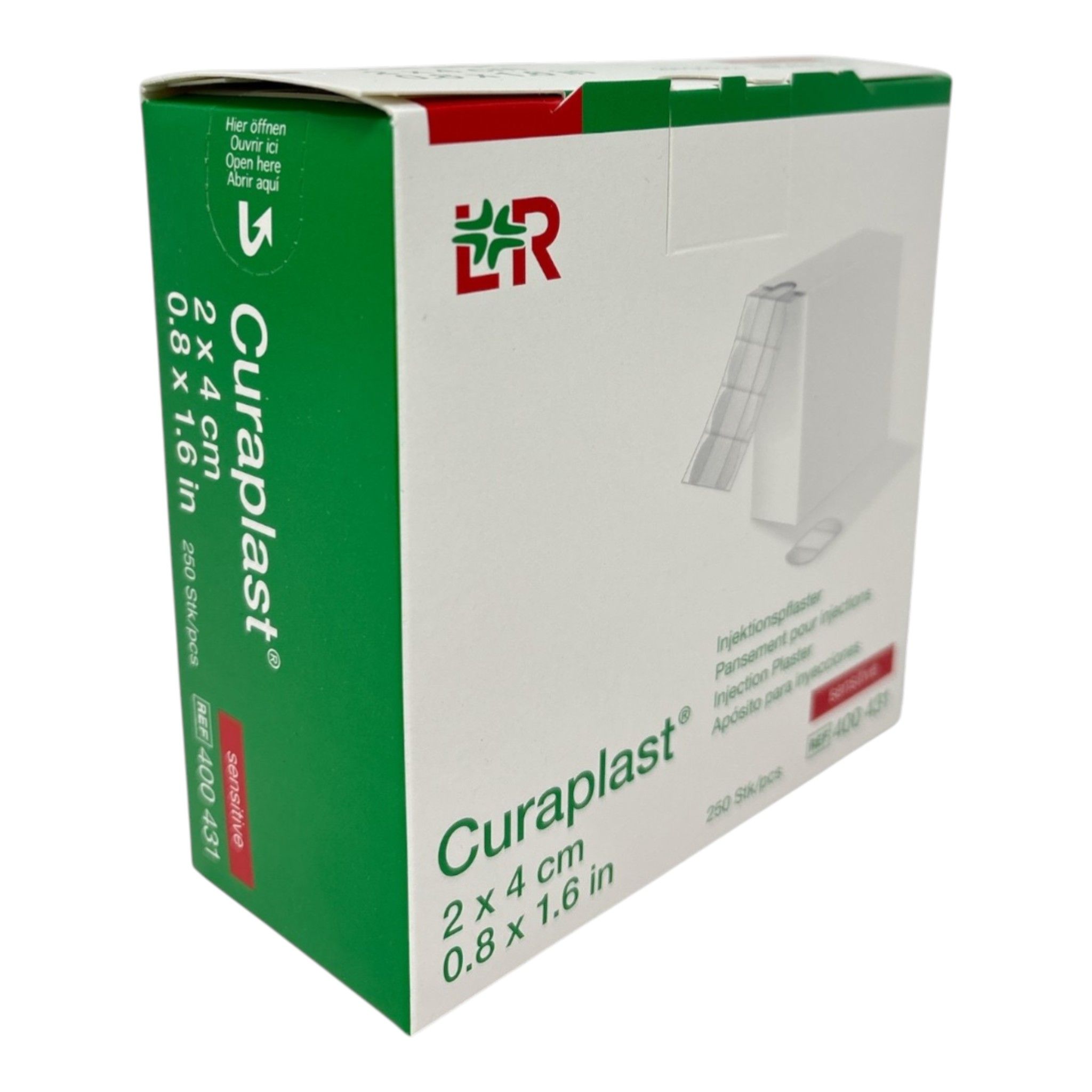 Curaplast Sensitive Injektionspflaster 2 x 4 cm