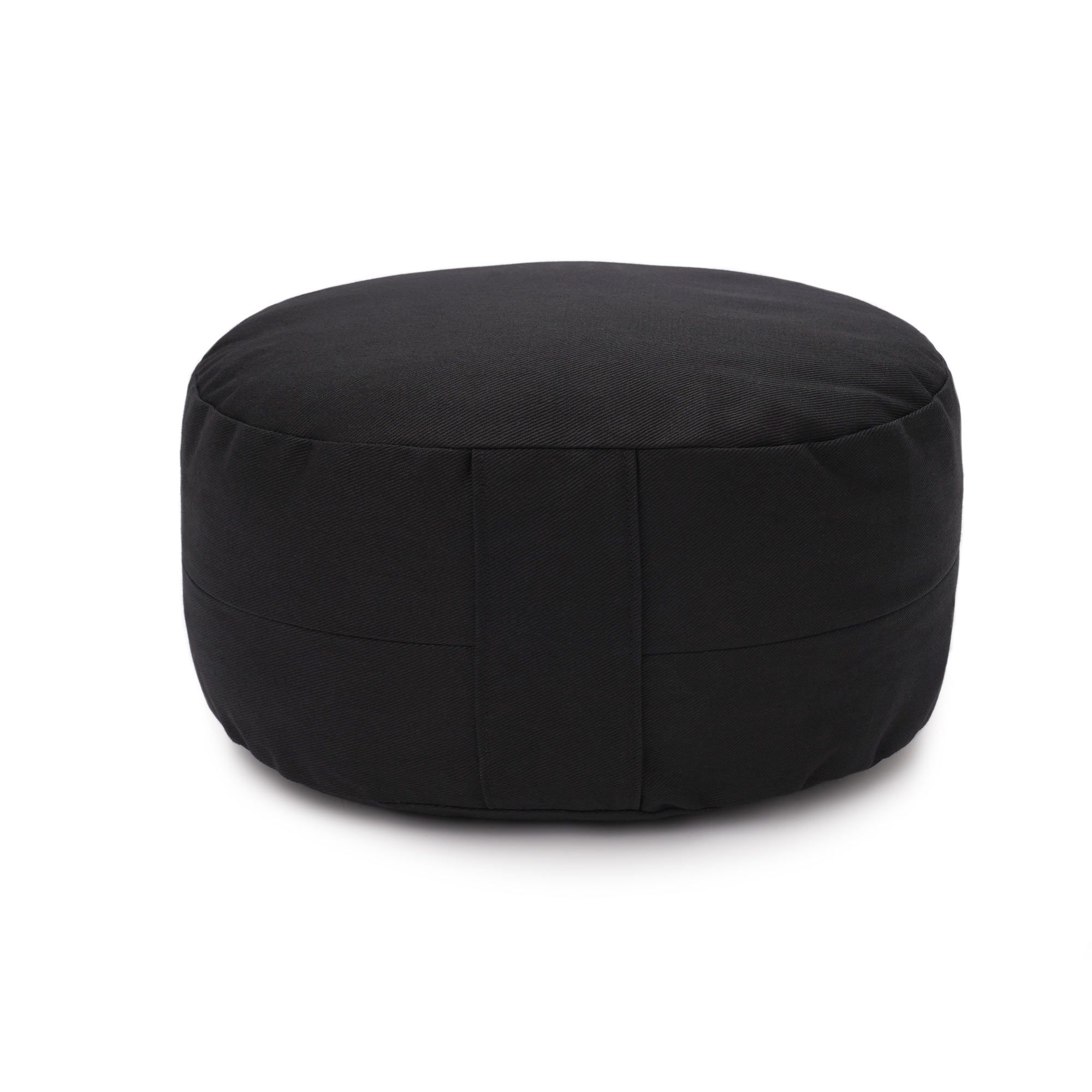 yogabox Glückssitz® Yogakissen Oval D - schwarz 30 x 23 15,0 cm 1 St