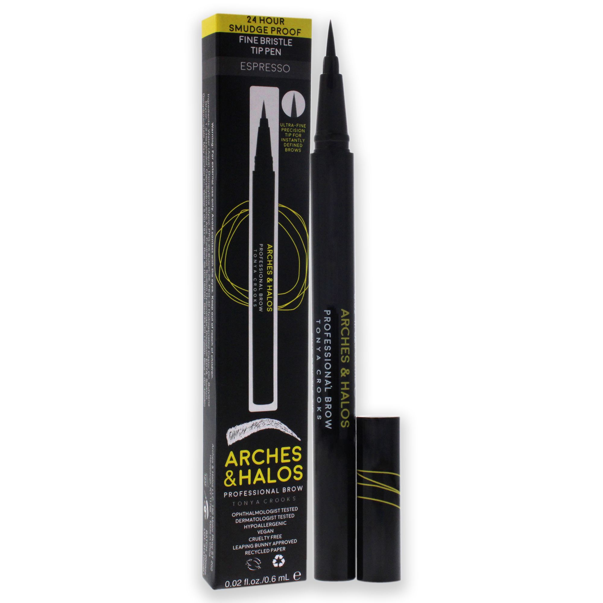 Fine Bristle Tip Pen - Espresso von Arches and Halos