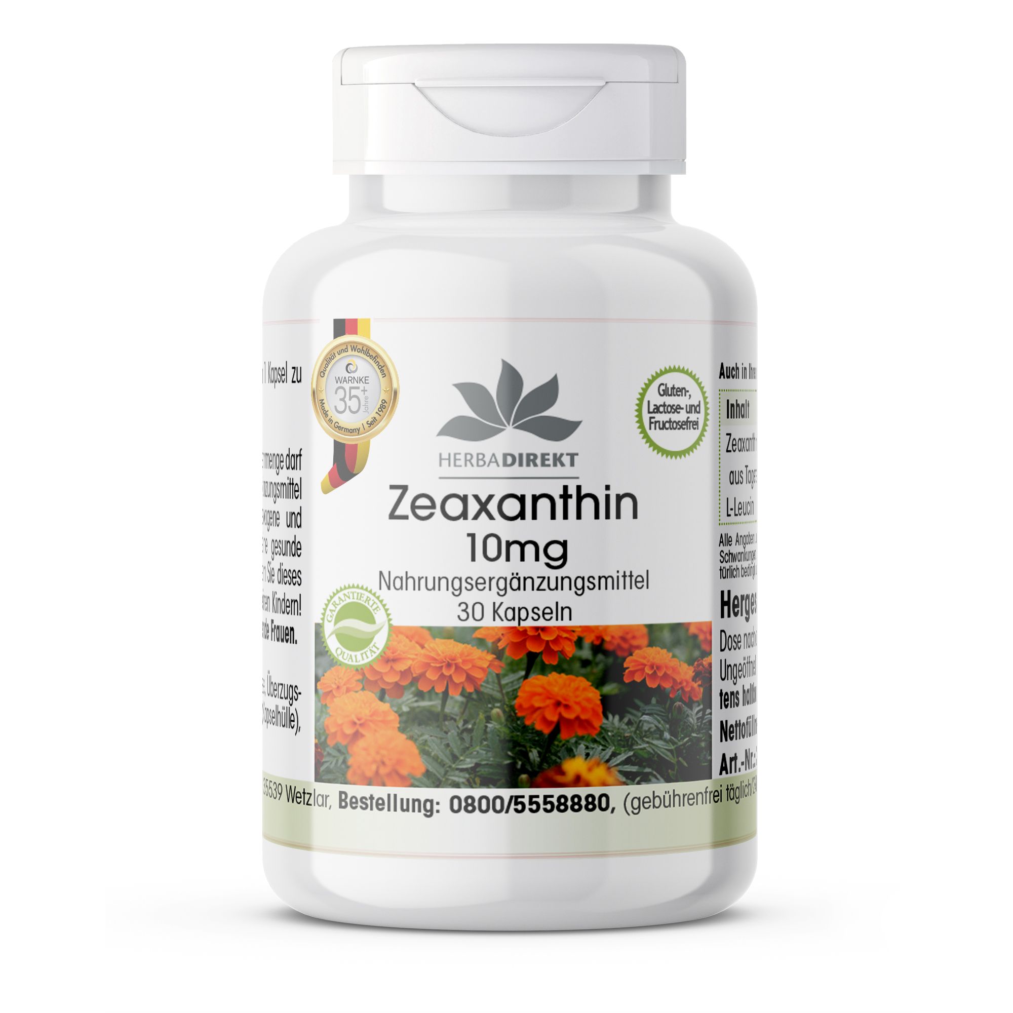 ZEAXANTHIN 10 mg Kapseln