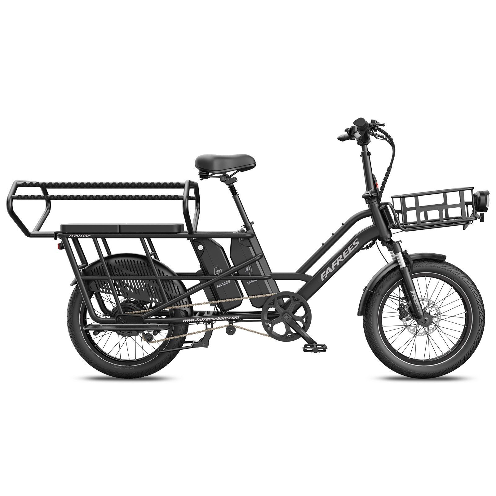 FAFREES FF20 CUV Modulares Longtail-E-Bike – Dual-Akku 30 Ah