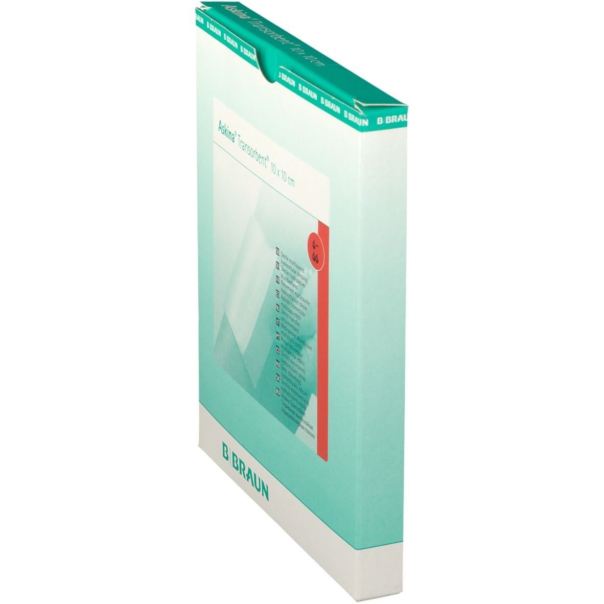 Askina® Transorbent 10 x 10 cm Schaumstoff Wundauflage