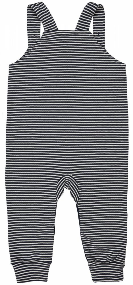 loud + proud Latzhose, navy/natur