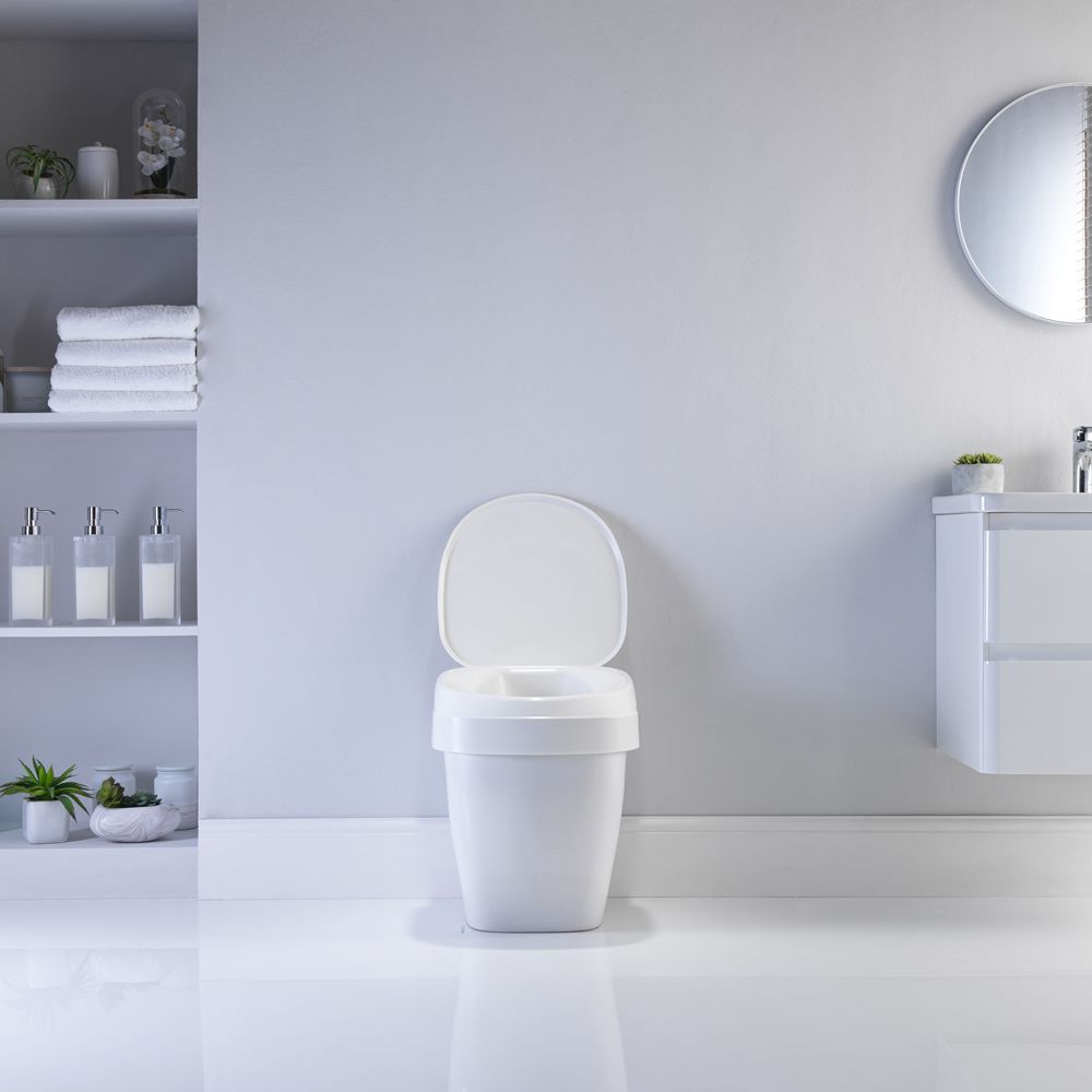 Toilettensitzerhöhung Aquatec 90 Ergo mit Deckel