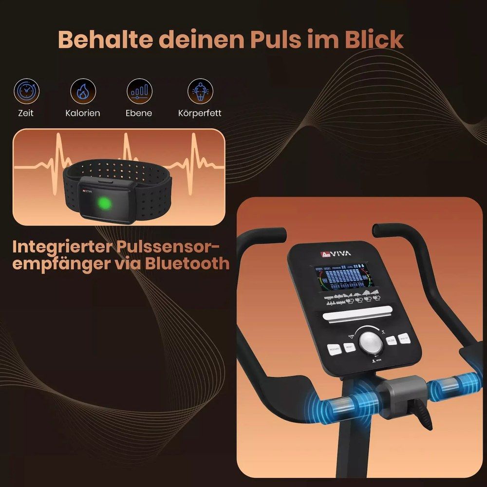 AsVIVA Ergometer Smart Fit H22 mit Pulsmessung.