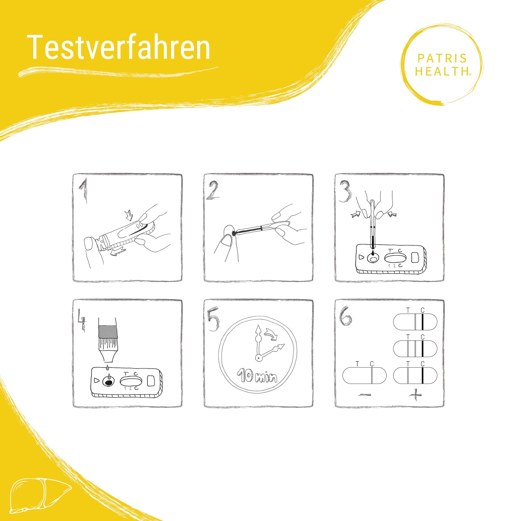 Patris Health® Leberfunktions-Selbsttest
