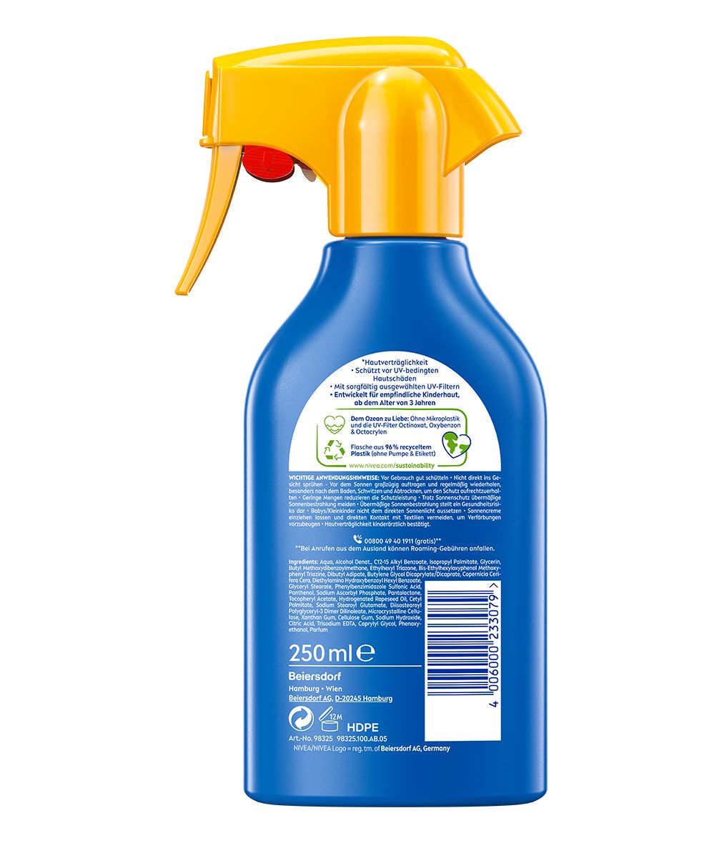 NIVEA Sun Kids Schutz & Pflege Sonnenspray LSF 50+