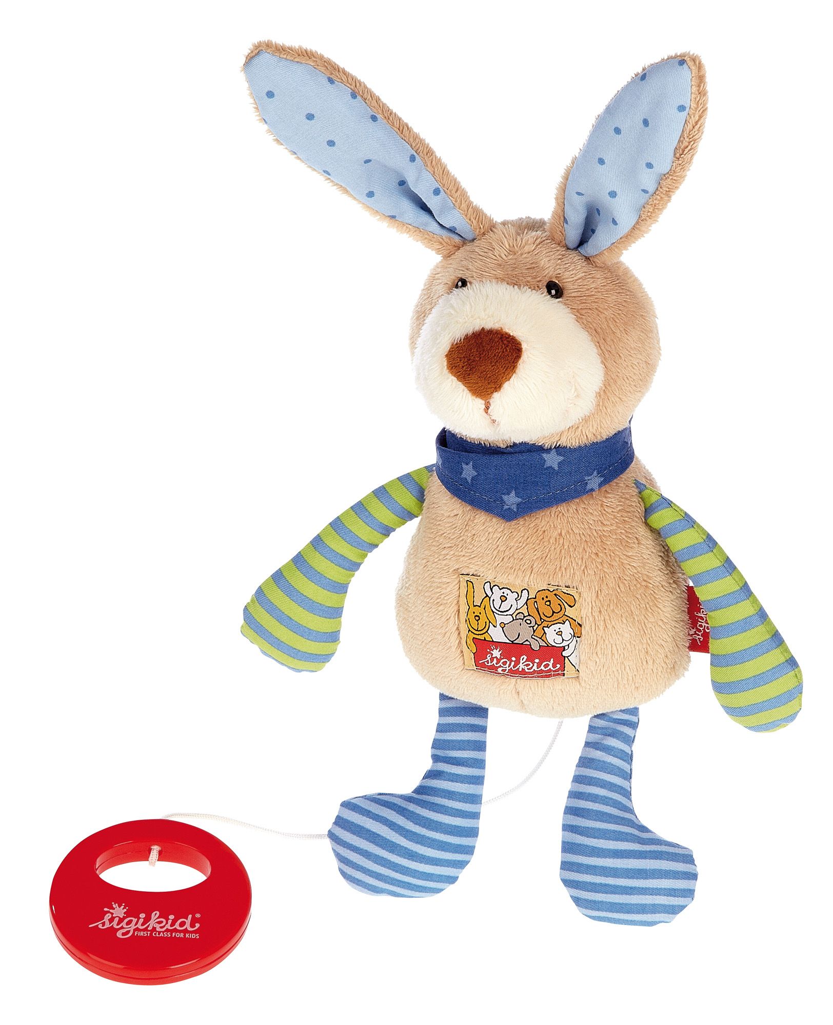 sigikid Minispieluhr, Hase blau