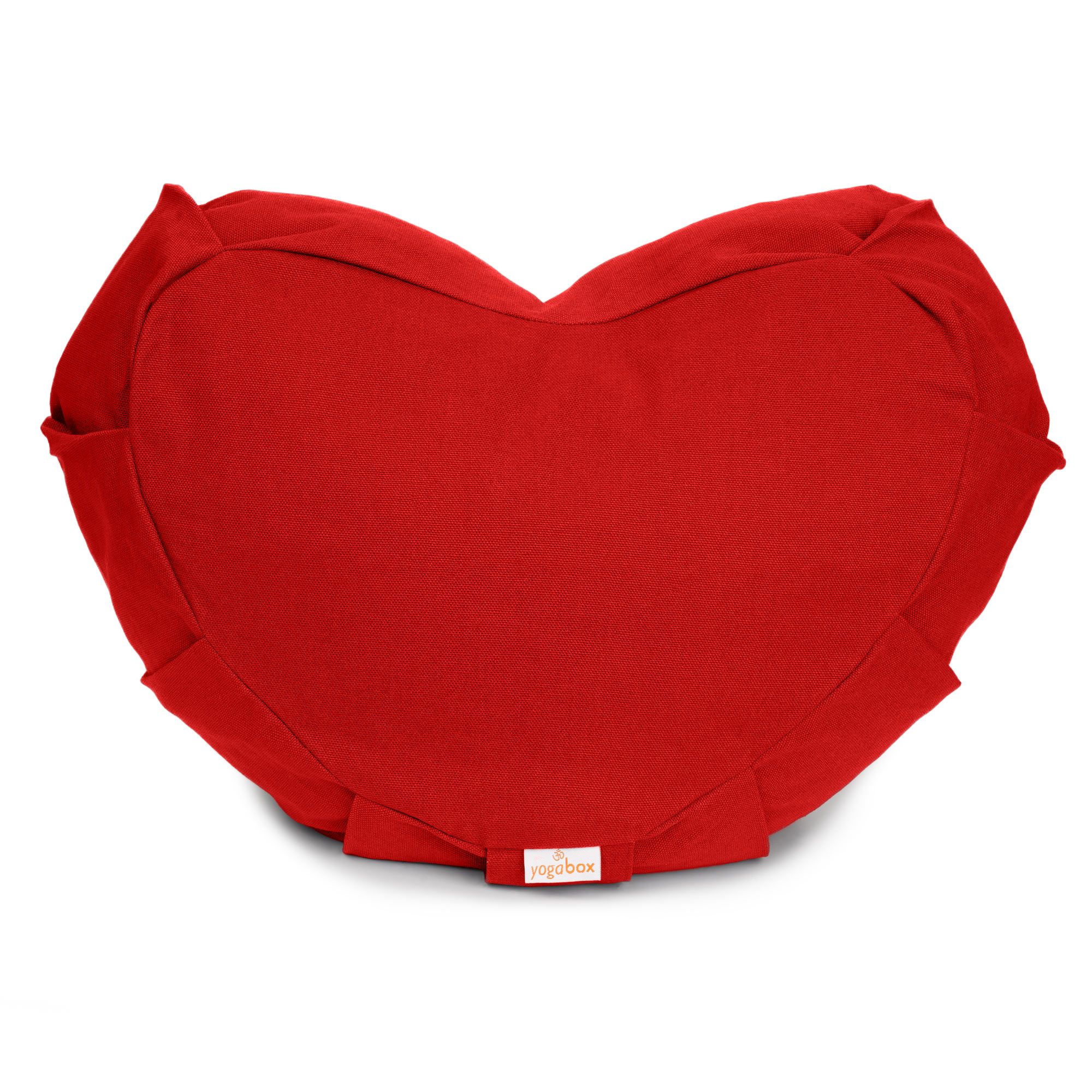 yogabox Meditationskissen Zafu ZEN Halbmond Basic mit ZIP - rot 42 x 15,0 cm 1 St