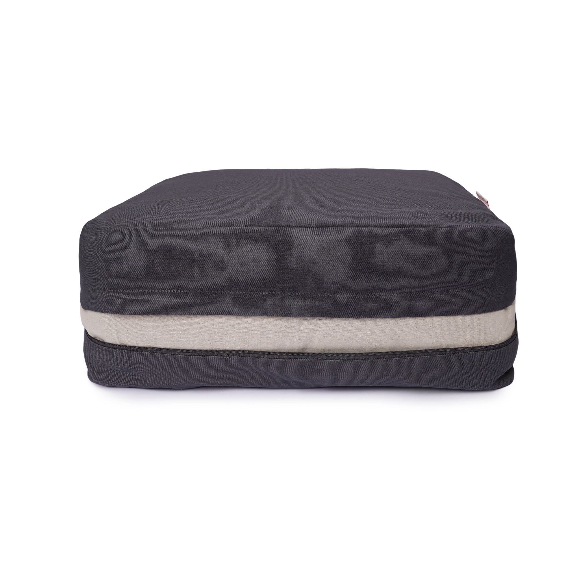 yogabox VIPASSANA Kissen XL - grau - 45 x 33 x 13,0 cm