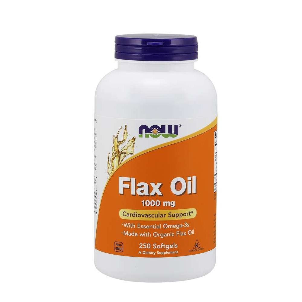 Now Foods Leinöl 1000 mg 250 St