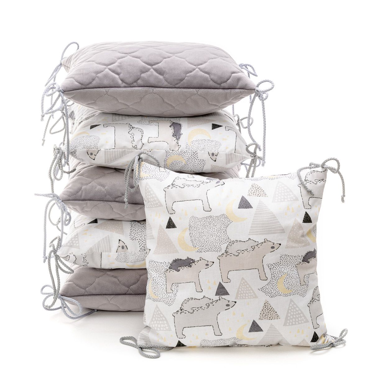 T-Tomi Kissen-Bettumrandung Bears 6 St Kissen