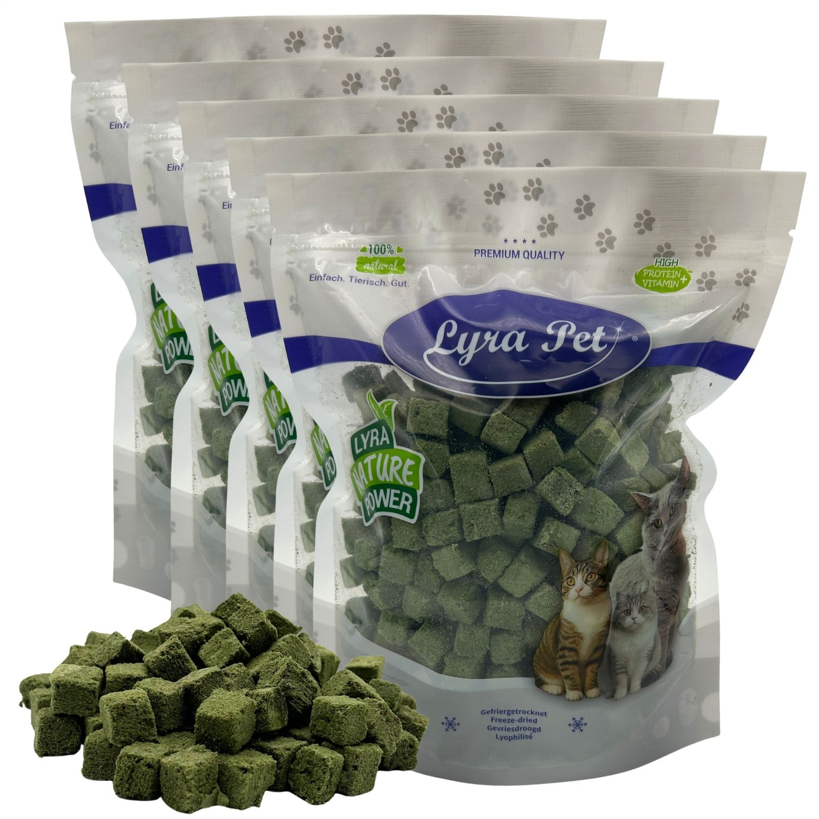 Lyra Pet® Katzengraswürfel gefriergetr.