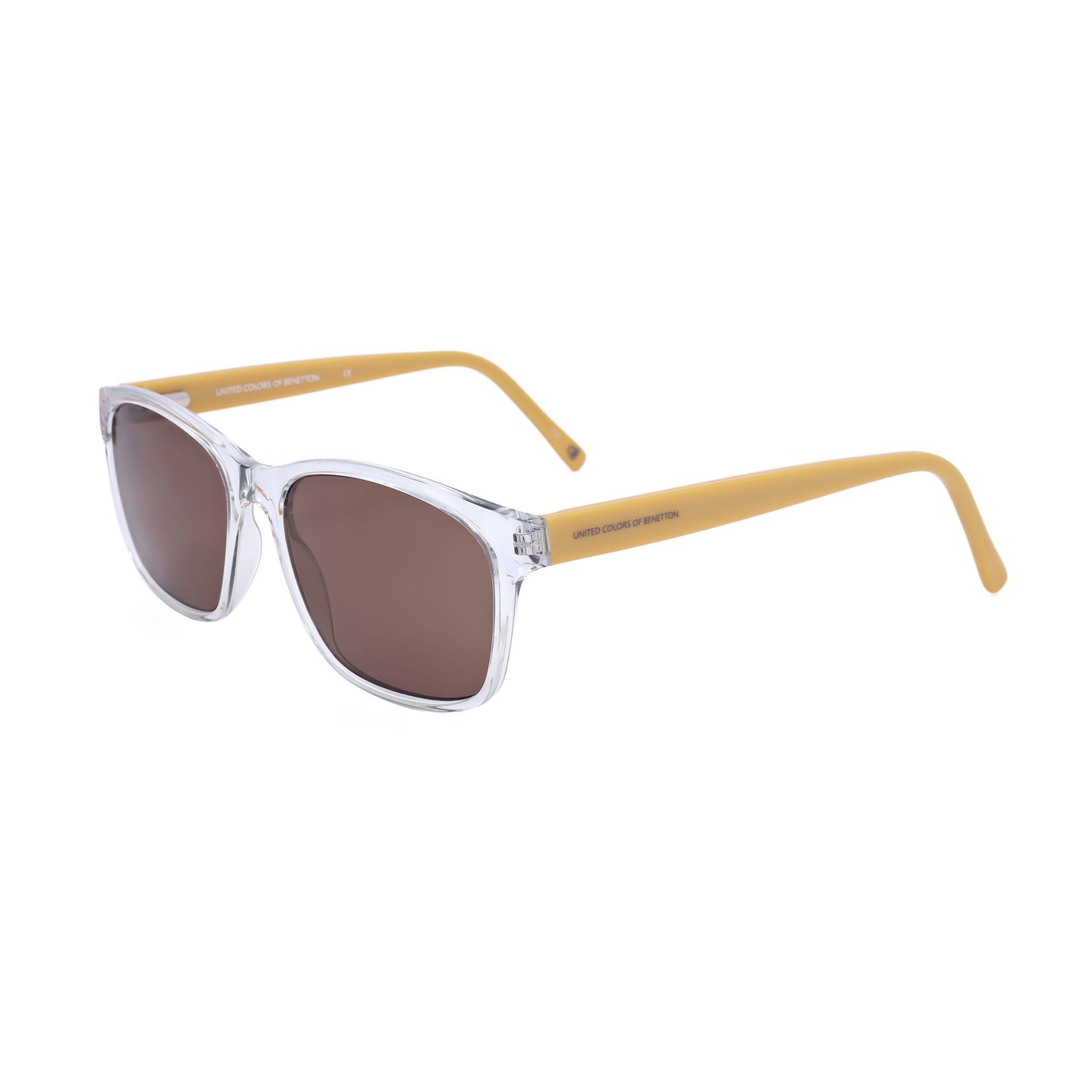 Benetton occhiali da sole uomo BEO1034 transparent yellow