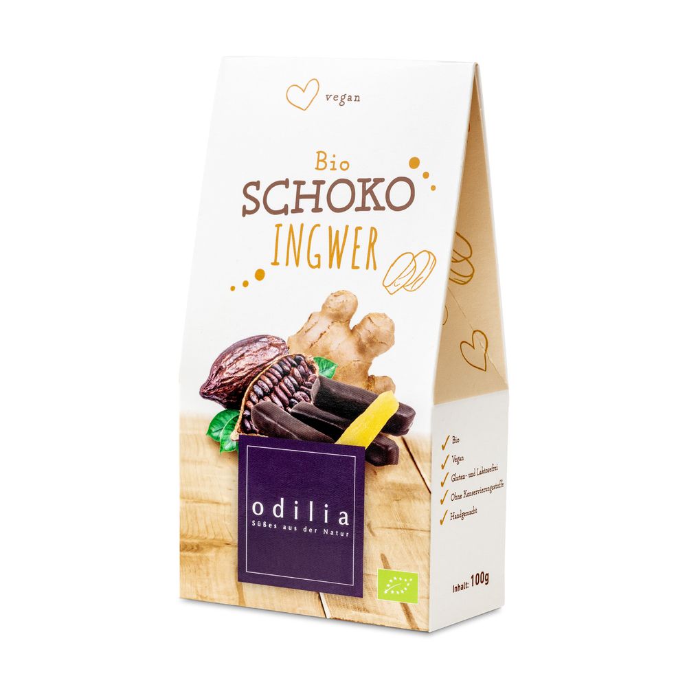 odilia Bio Schoko Ingwer 100 g Schokolade